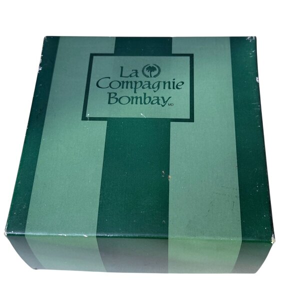 Vintage Bombay Napkin Rings Set of Four Holly Violin Godinger Silver Tone - Picture 8 of 8